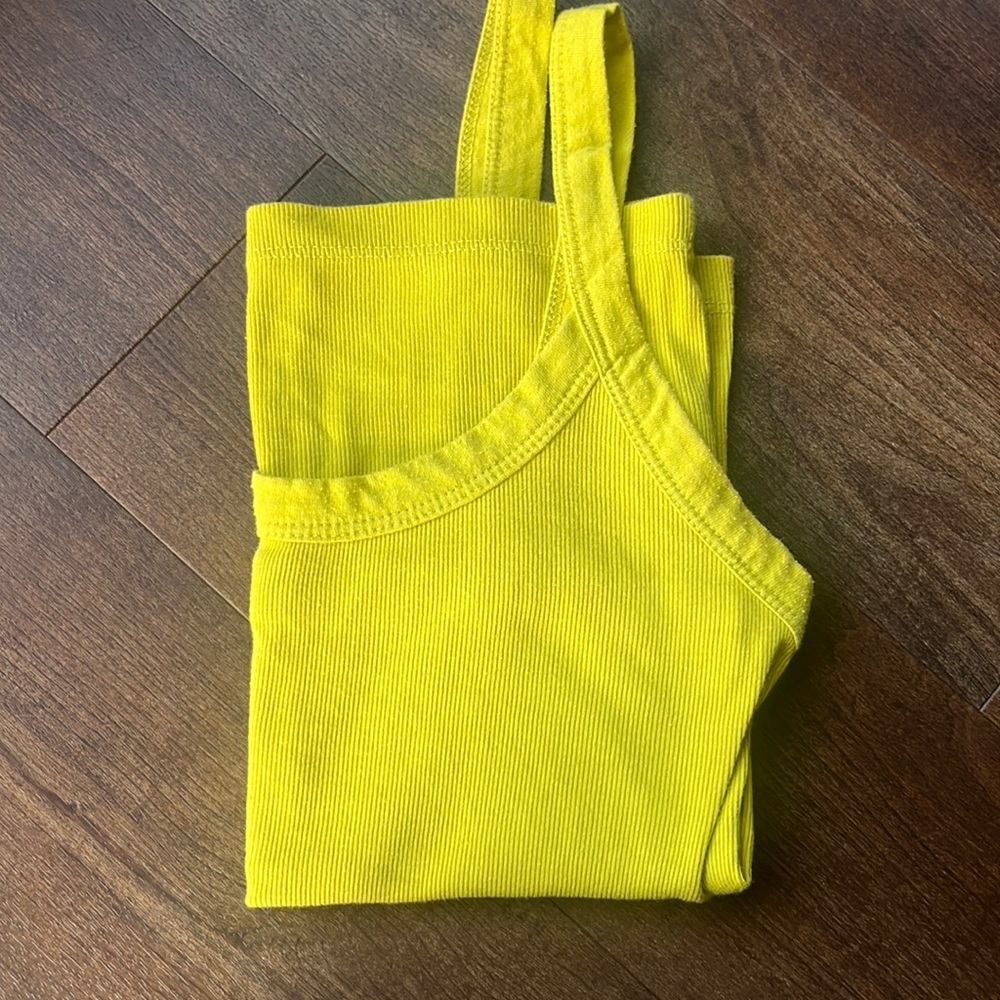 wild fable tank yellow ish green ish color